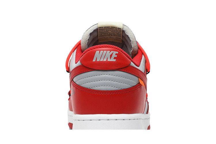 Off White x Dunk Low University Red