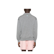 Hoodie in Wool Grey