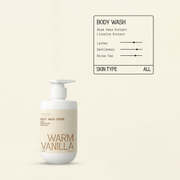 LBK Essentials Warm Vanilla Body Wash Serum 250ml