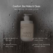 LBK Essentials Warm Vanilla Body Wash Serum 250ml