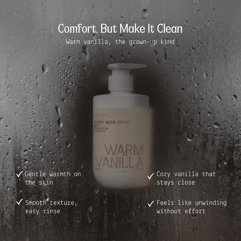 LBK Essentials Warm Vanilla Body Wash Serum 250ml