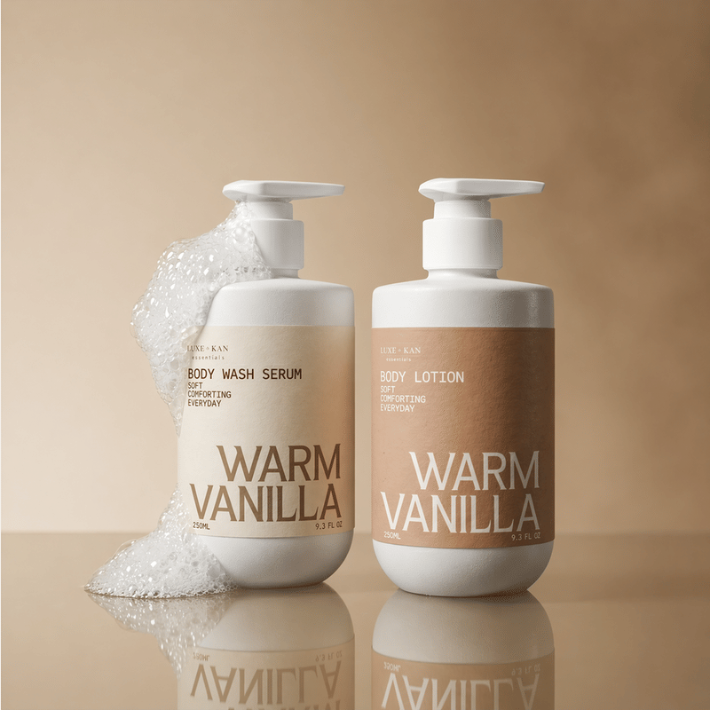 LBK Essentials Warm Vanilla Body Wash Serum 250ml