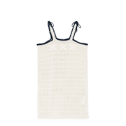 Triomphe Crop Top in Crochetted Cotton