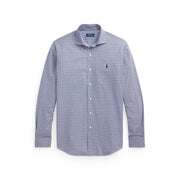 Poplin Check Long-Sleeve Patterned Shirt