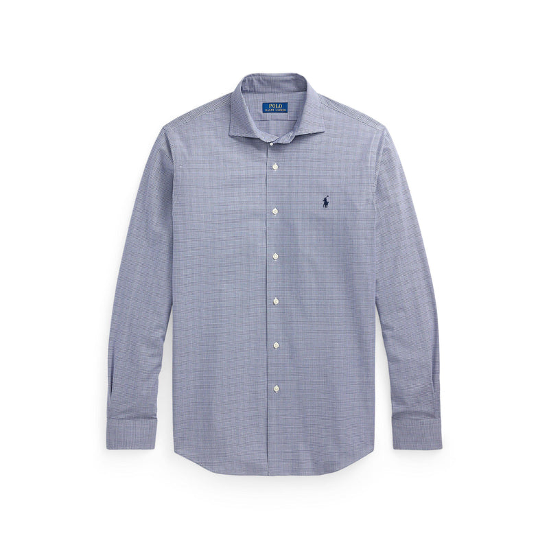 Poplin Check Long-Sleeve Patterned Shirt