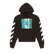 Off-White Diag Waterfall Over Hoodie Black / Multicolor