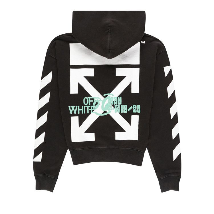Off-White Diag Waterfall Over Hoodie Black / Multicolor
