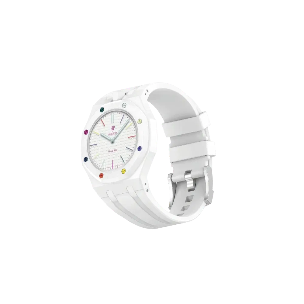 Royal Pop Unofficial Watch Strap - Huit Blanc