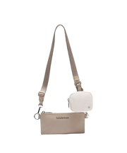 Lululemon Dual-Pouch Sling Sheer Oak/Light Ivory/Lava Cake