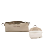 Lululemon Dual-Pouch Sling Sheer Oak/Light Ivory/Lava Cake