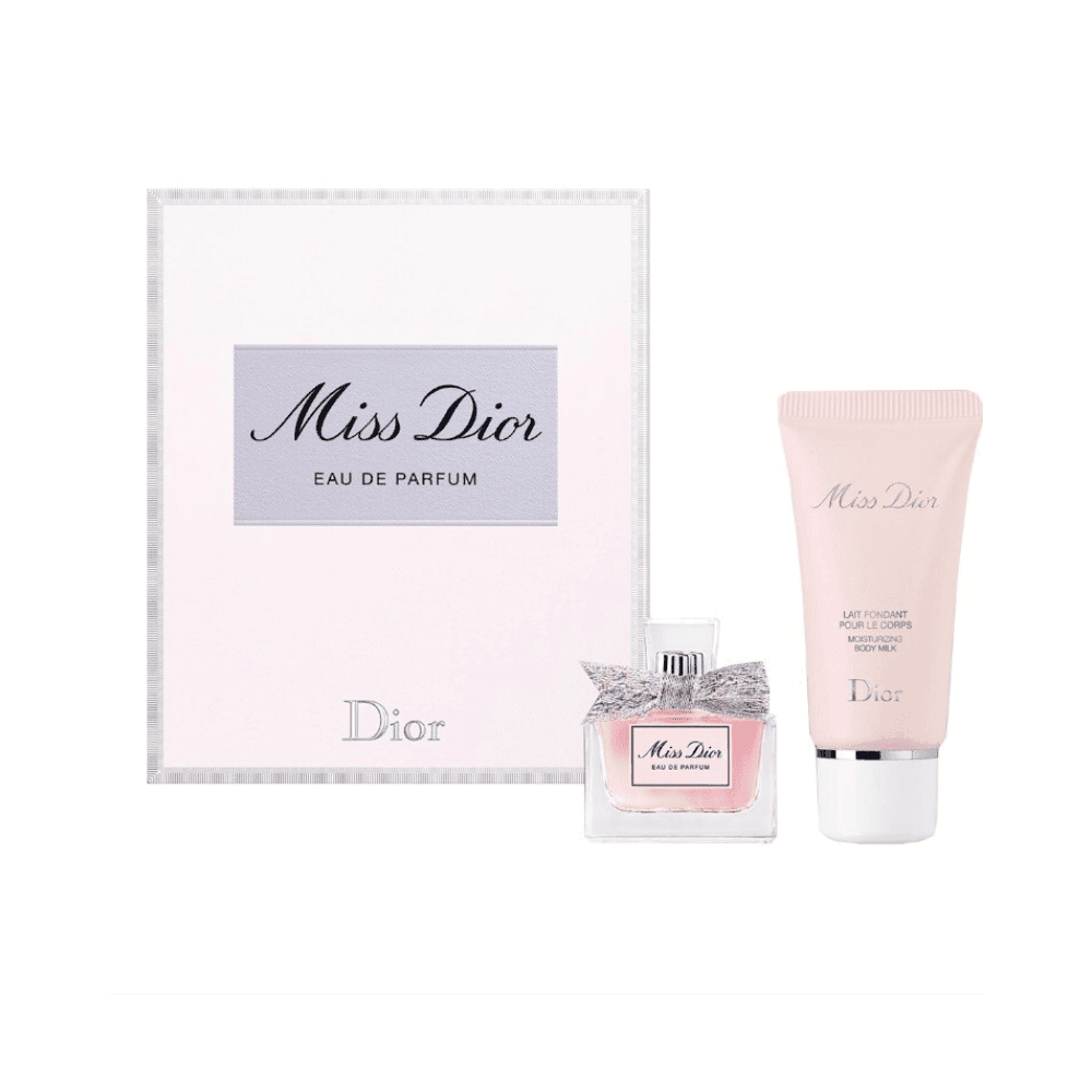 Miss Dior Perfume and Lotion Mini Gift Set (Perfume 5 ML/ Lotion 0.67 Fl Oz)