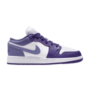 Jordan 1 Low Court Purple White Dusty Amethyst (GS)