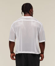 Gymshark Mesh Oversized White T-Shirt