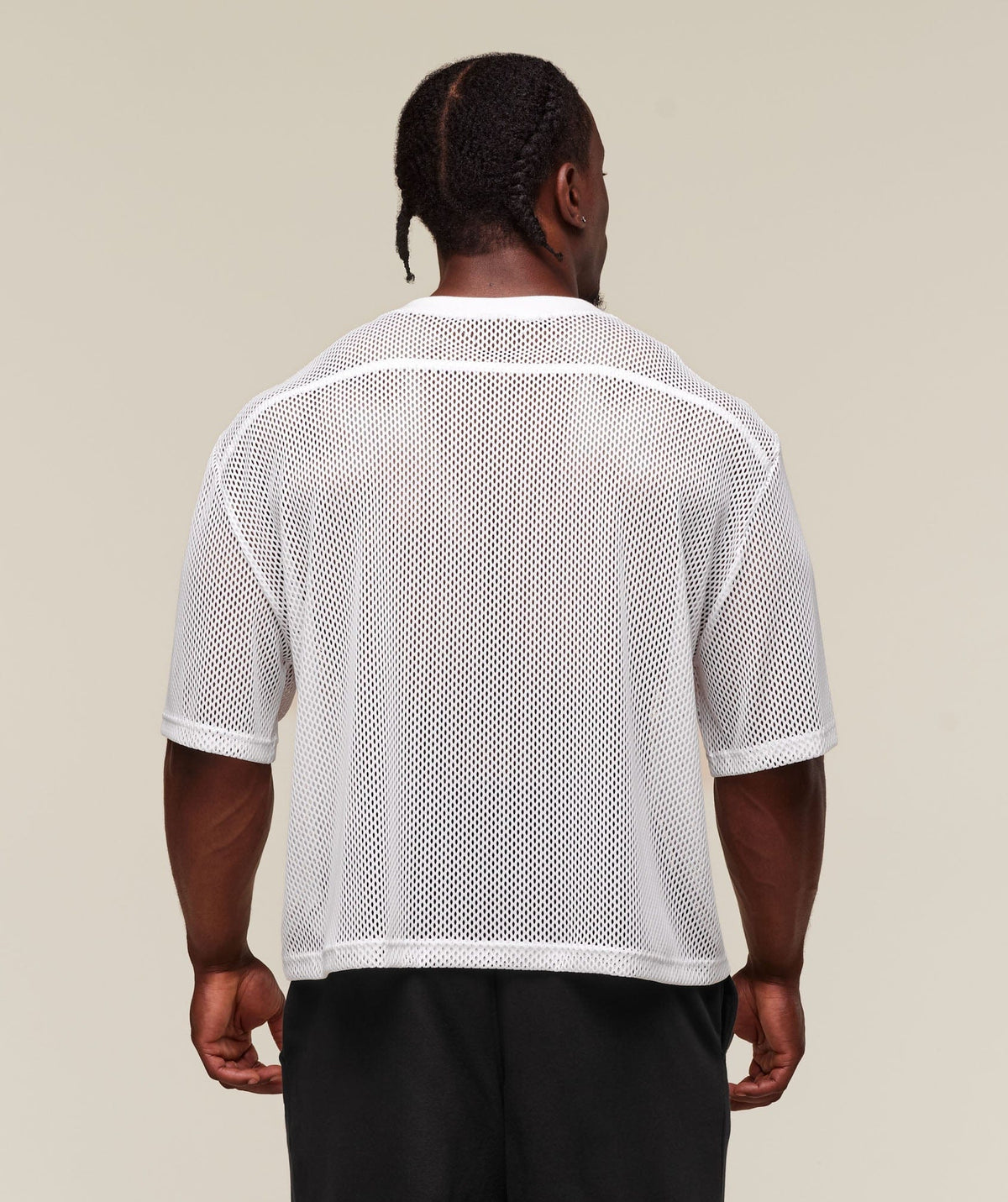 Gymshark Mesh Oversized White T-Shirt