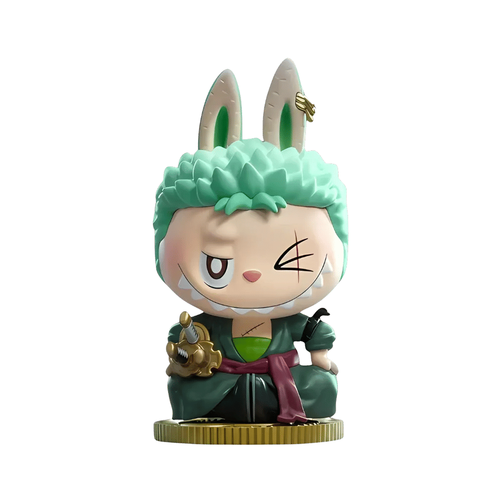 Pop Mart Labubu The Monsters x One Piece Series Roronoa Zoro Figure