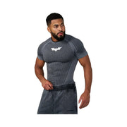 YoungLA Batman Compression Tees 'Dark Grey'