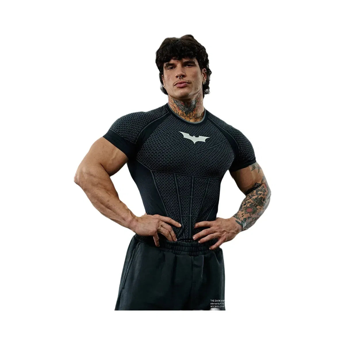 YoungLA Batman Compression Tees 'Black'