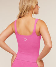 Women's Gymshark Vital Tank With Shelf Super-Set Pink