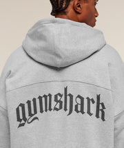 Gymshark Olde English Zip Up Hoodie Soft Grey Marl