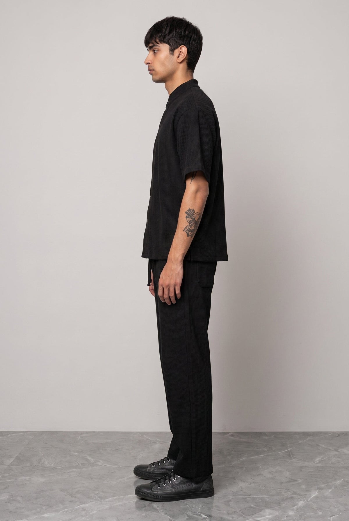 COMFY BLACK MEN'S CO-ORD SET