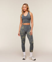 Women's Gymshark Washed Crop Tank Grey Wash