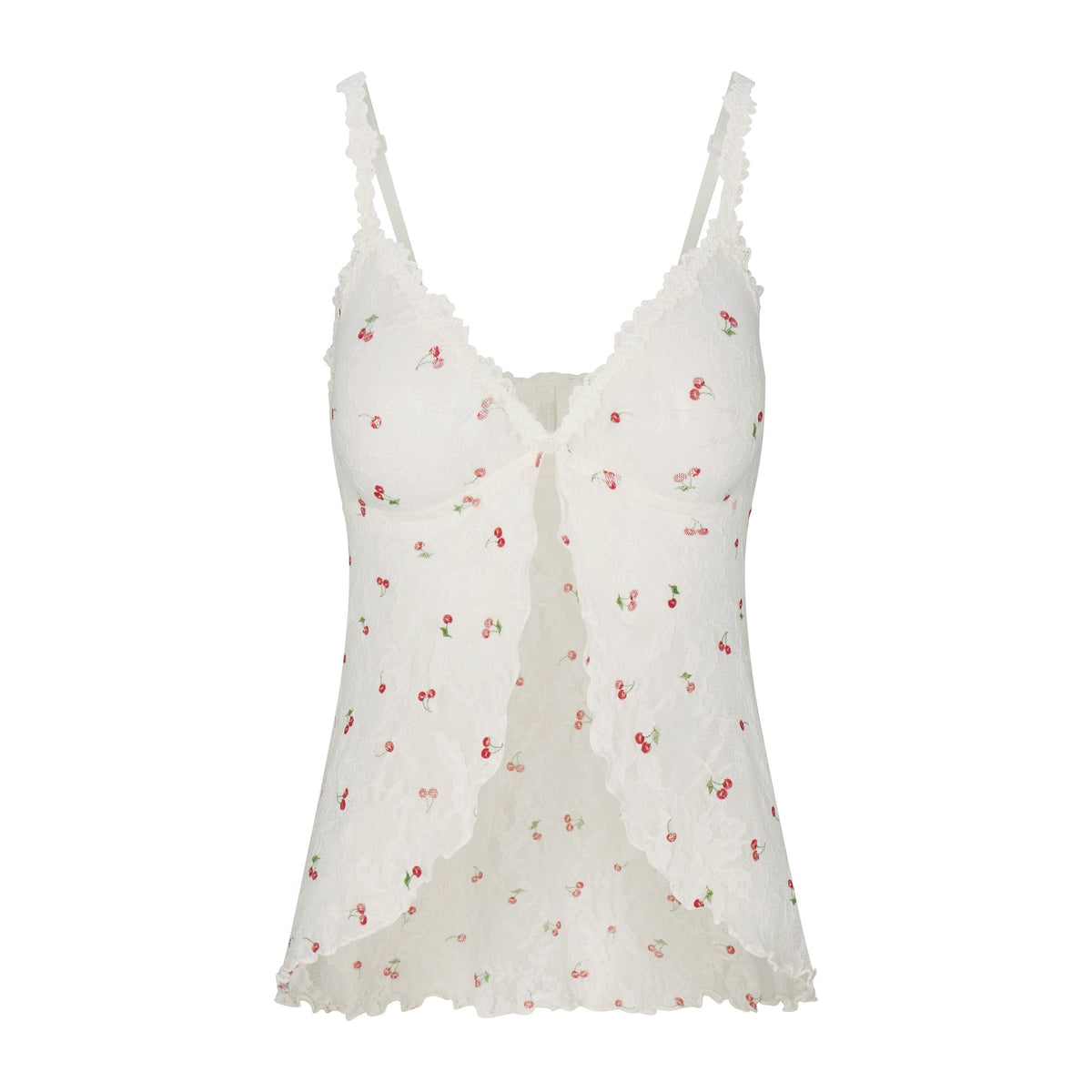 Stretch Lace Babydoll Top