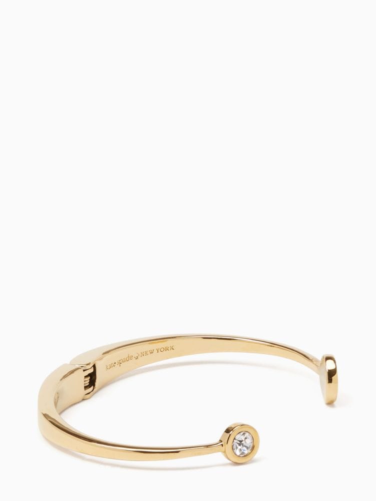 Spot The Spade Open Hinge Bangle