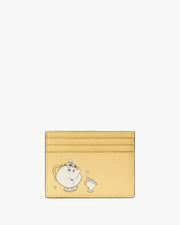 Disney X Kate Spade New York Beauty And The Beast Small Slim Card Holder