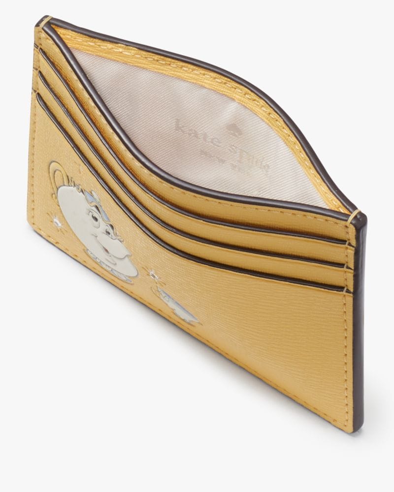 Disney X Kate Spade New York Beauty And The Beast Small Slim Card Holder
