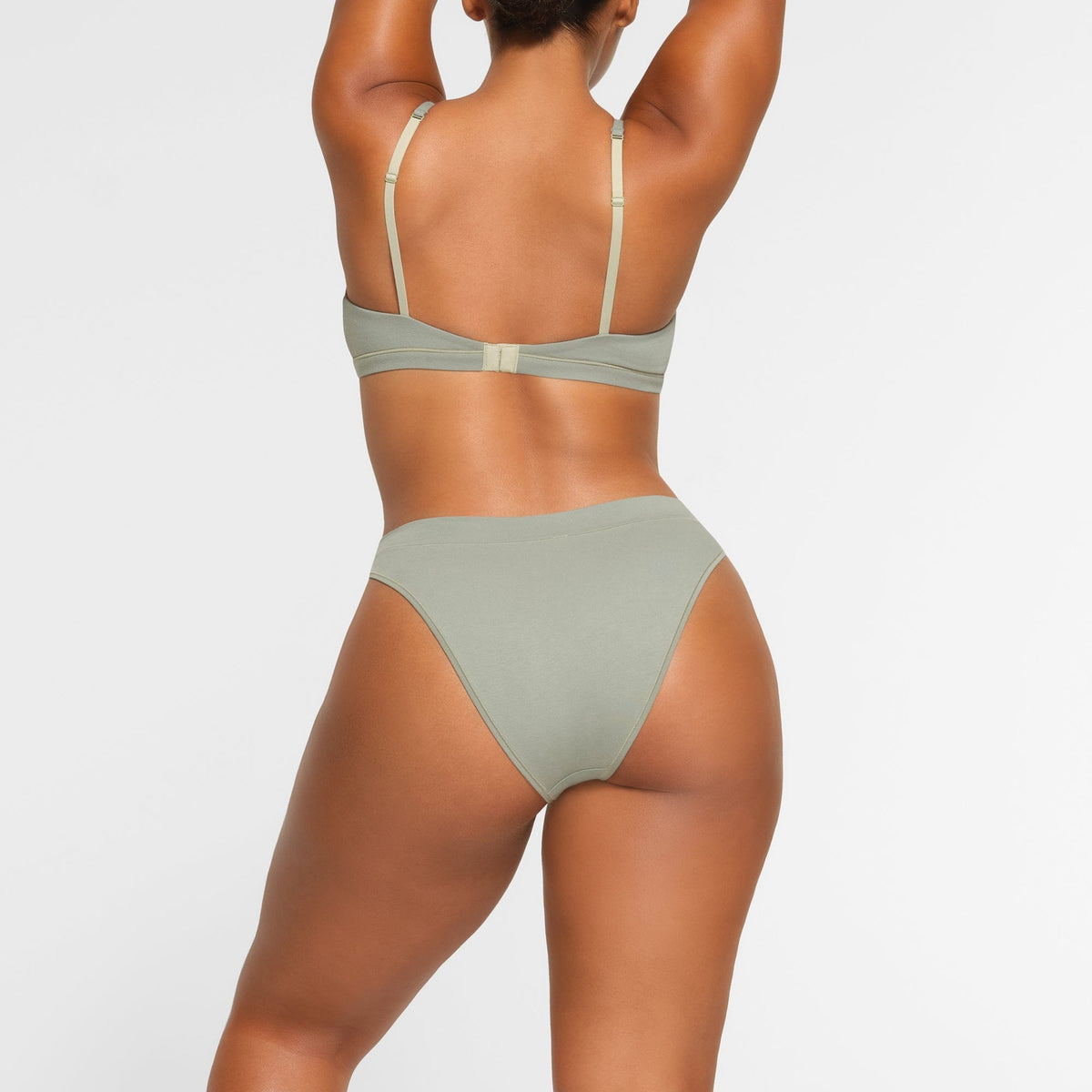Cotton Jersey Cheeky Tanga