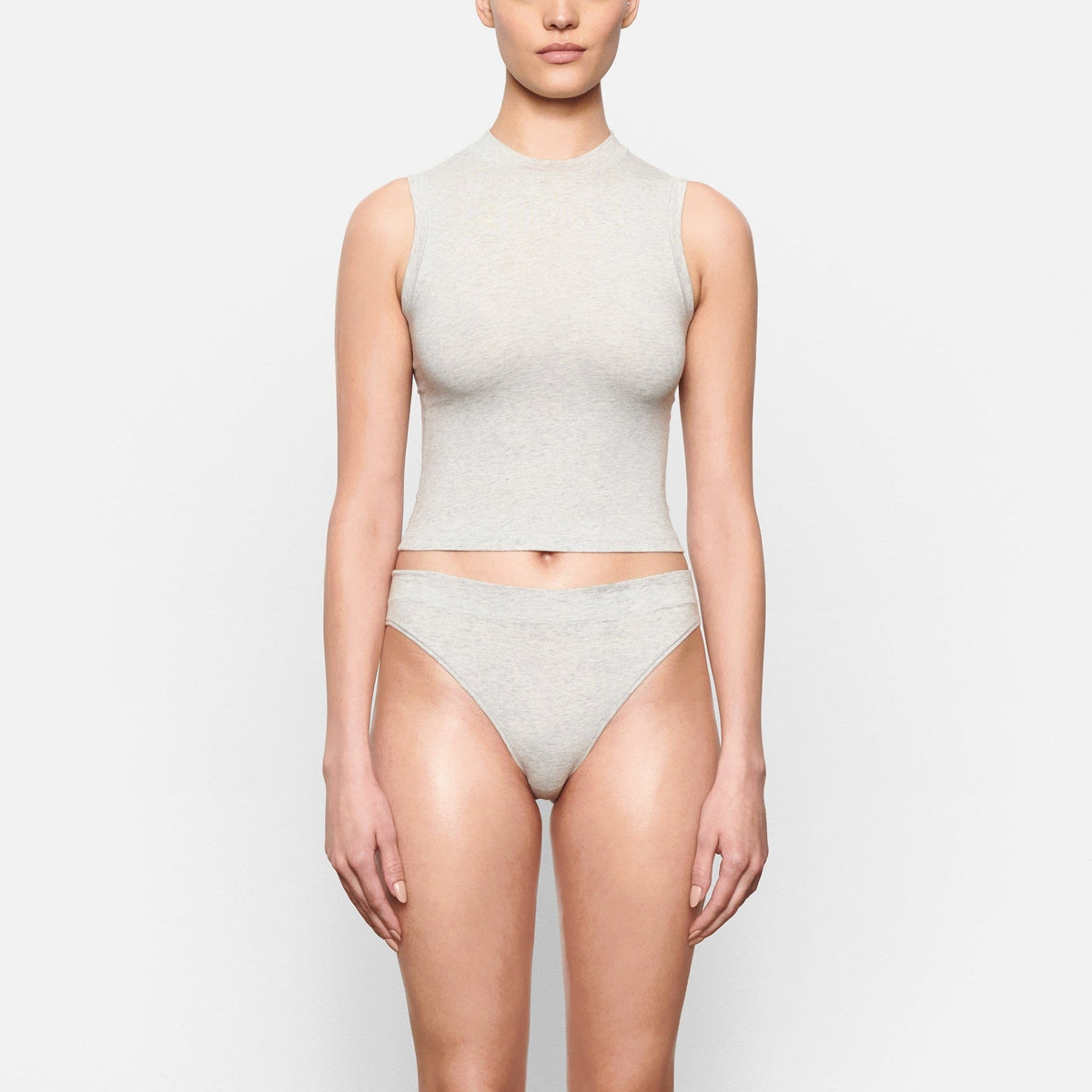 Cotton Jersey Cheeky Tanga