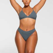 Cotton Jersey Cheeky Tanga