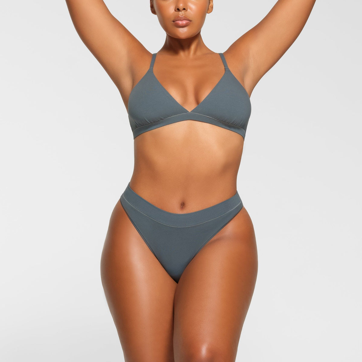 Cotton Jersey Cheeky Tanga
