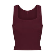 Skims Soft Lounge Tank Bordeaux