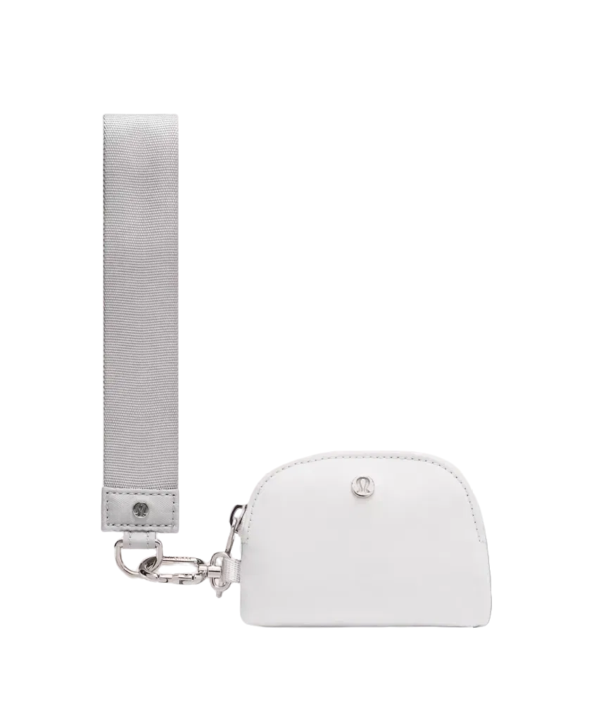 Lululemon Dual Pouch Wristlet Silver Drop/Vapor