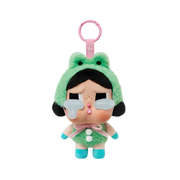 Pop Mart CryBaby Crying Again Series What A Frog Vinyl Face Plush