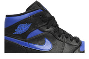 Air Jordan 1 Mid Black Hyper Royal