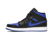 Air Jordan 1 Mid Black Hyper Royal