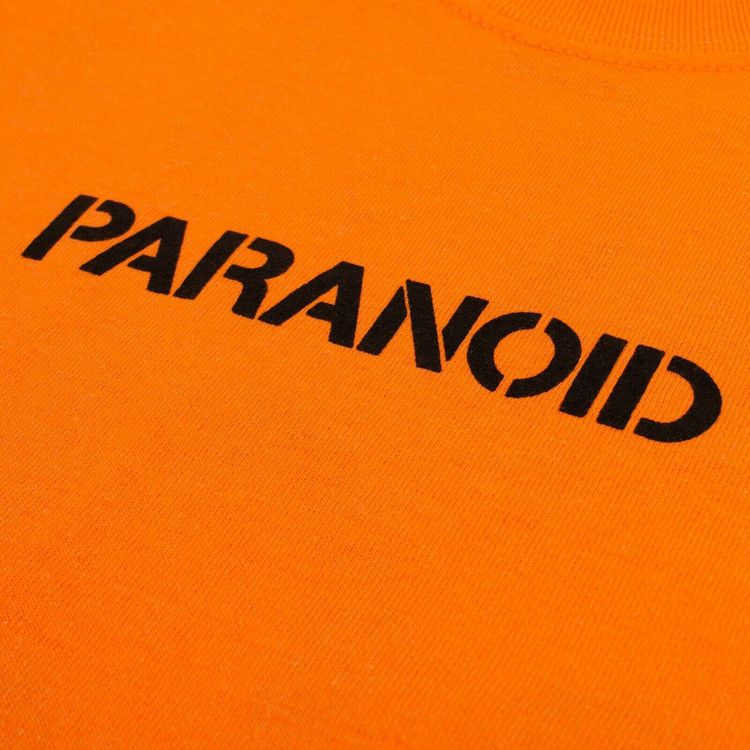 Antisocial Social Club x Undefeated Paranoid Orange T-Shirt