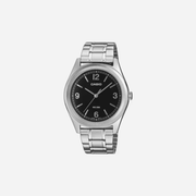 Casio MTP-B210D-1AV Quartz Black Dial Stainless Steel Watch