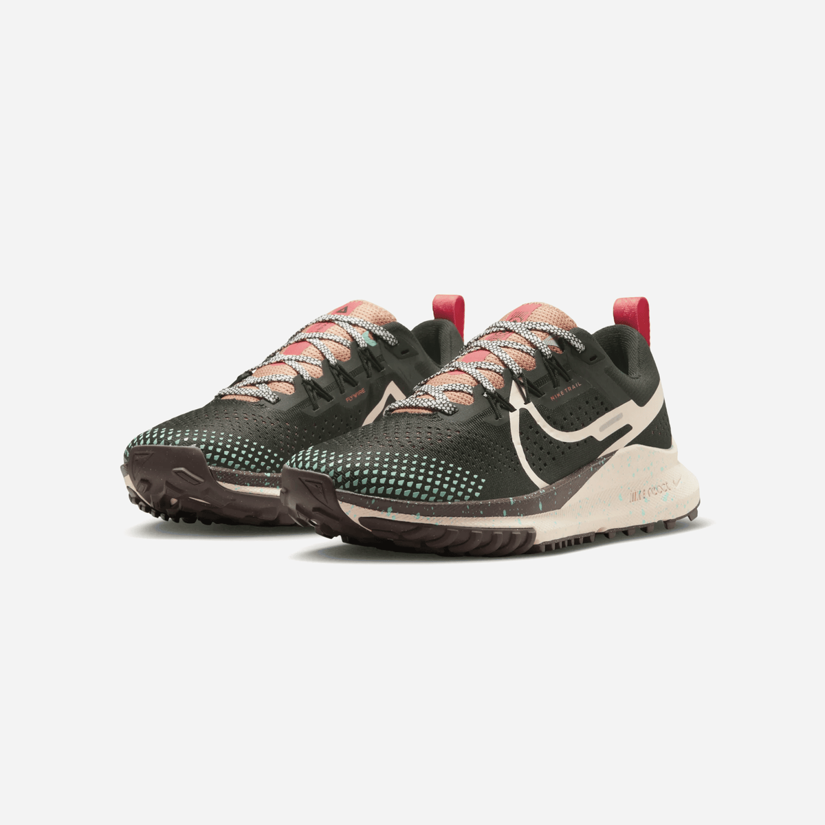 Nike React Pegasus Trail 4 Sequoia Amber Brown Emerald Rise Guava Ice WMNS