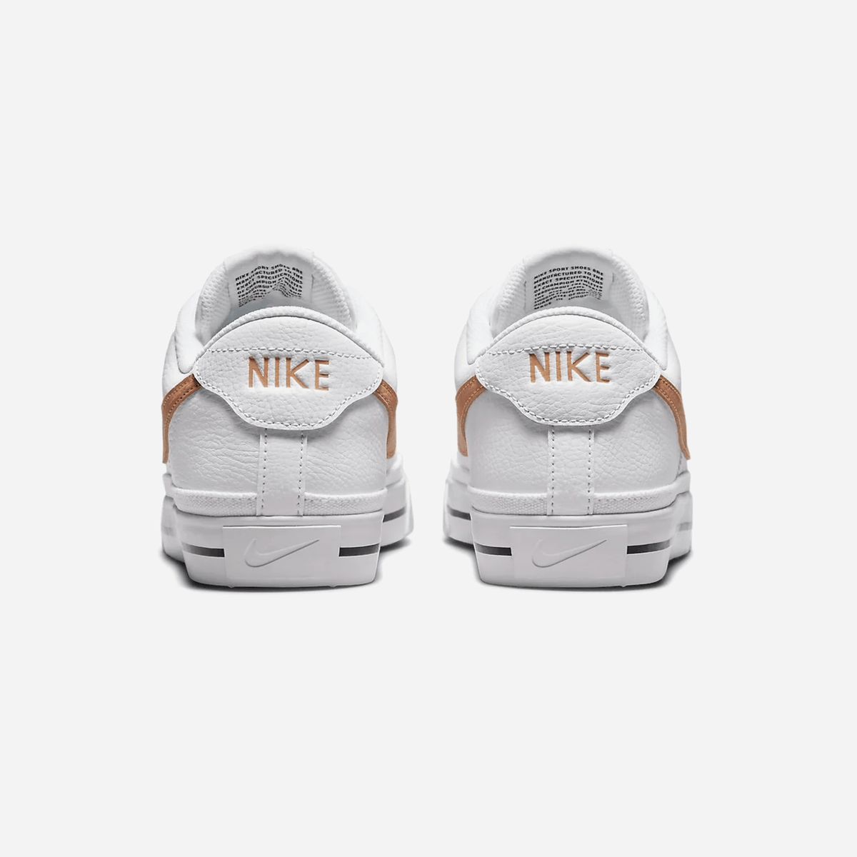 Nike Court Legacy White Light Cognac