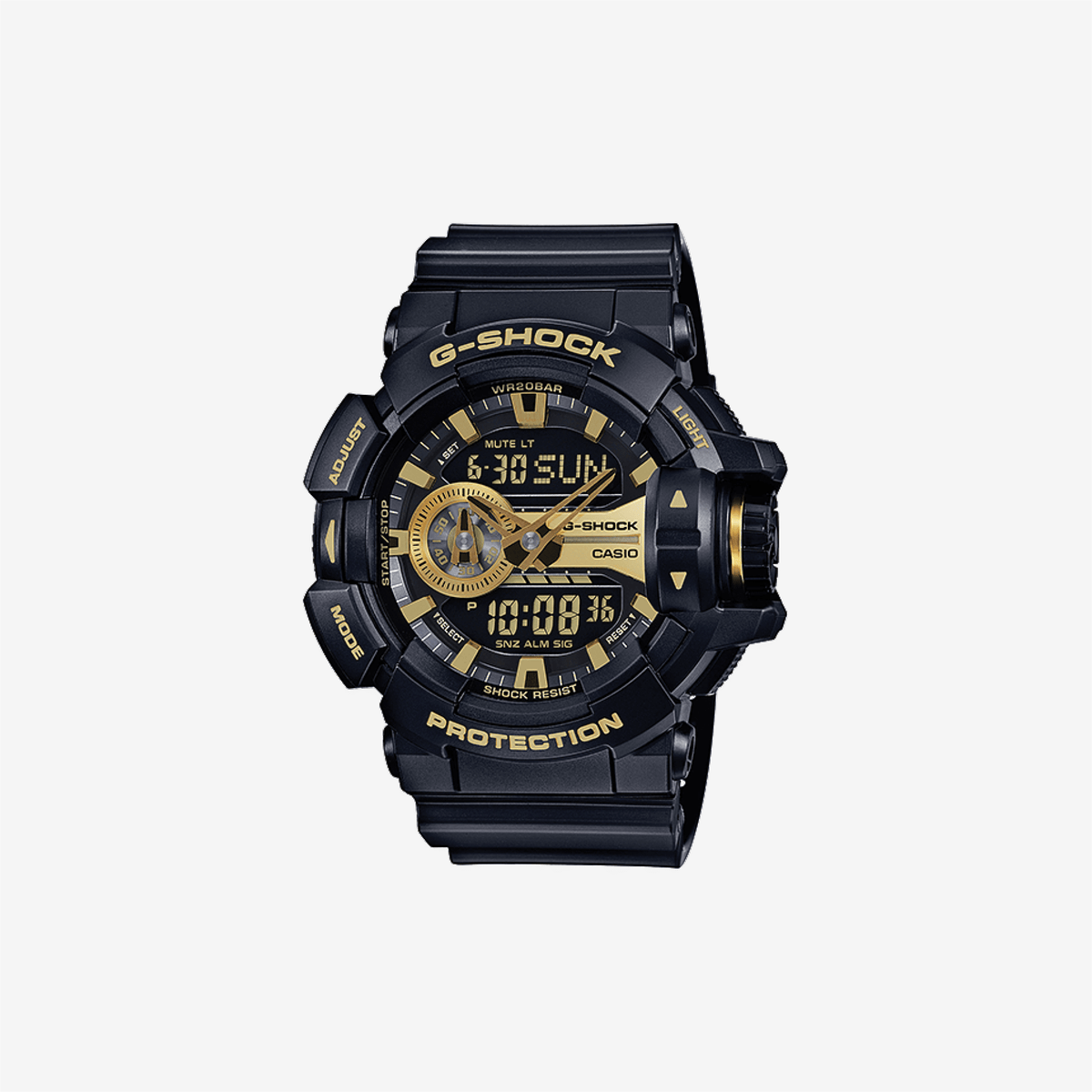 Casio G-Shock GA-400GB-1A9DR Quartz Gold Dial Analog-Digital Resin Watch