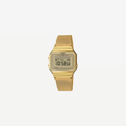 Casio Vintage A700WMG-9ADF Quartz Gold Dial Digital Stainless Steel Watch