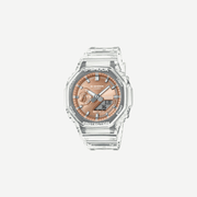 Casio G-Shock GA-2100BM-7A5DR Quartz Orange Dial Analog-Digital Resin Watch