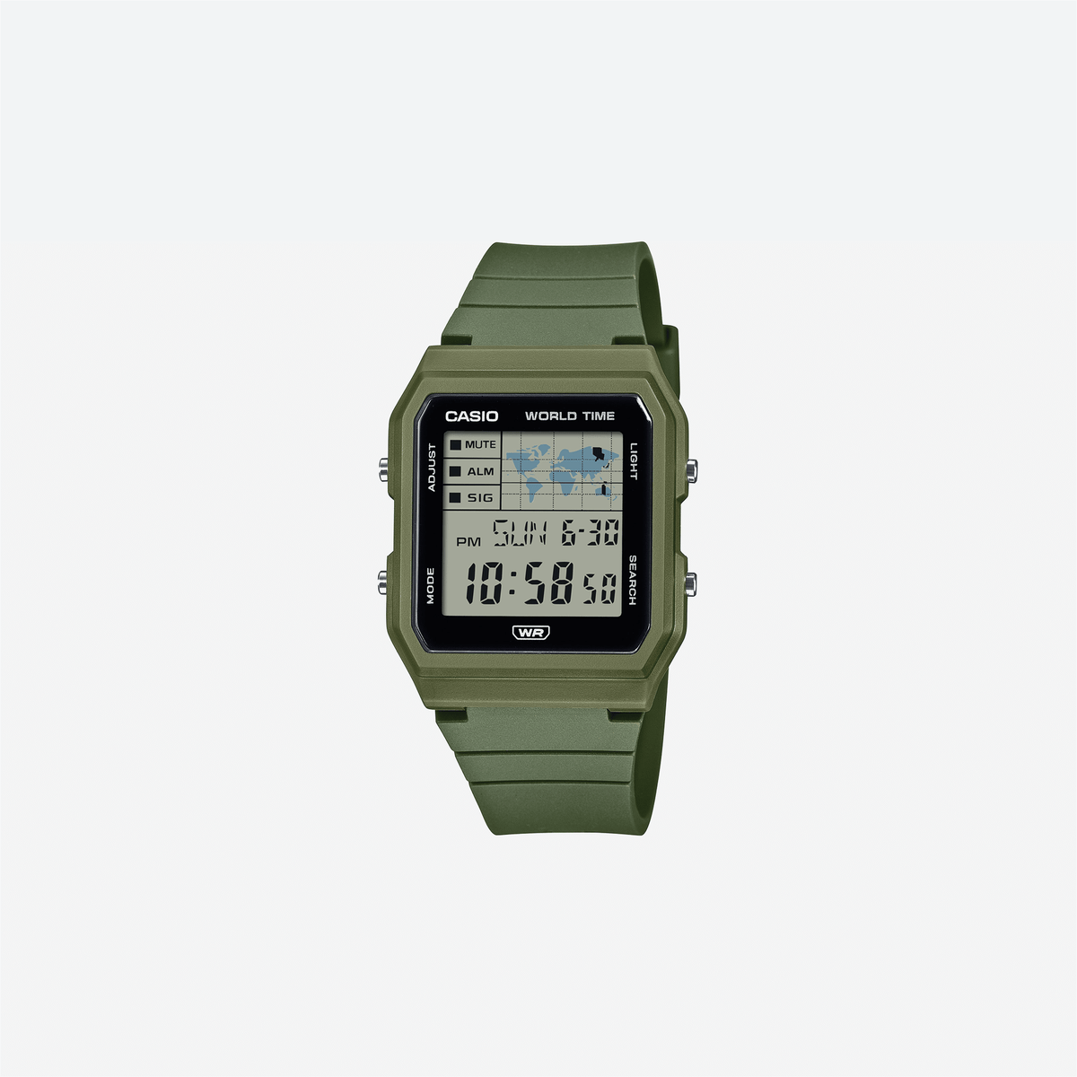 Casio Youth LF-30W-3ADF Quartz Black Dial Digital Resin Watch