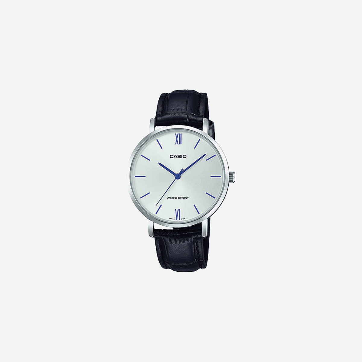 Casio Enticer LTP-VT01L-7B1UDF Quartz Silver Dial Analog Leather Watch