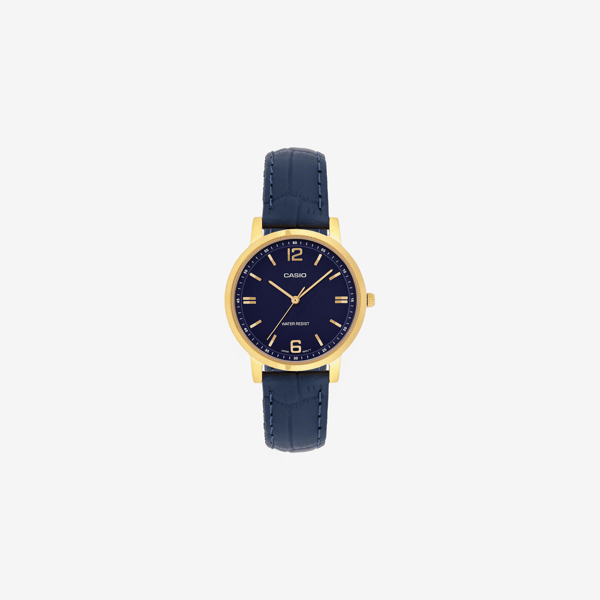 Casio Enticer LTP-SN5YGL-2A Quartz Blue Dial Analog Blue Leather Strap Watch