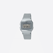 Casio Vintage A700WM-7ADF Quartz Silver Dial Digital Stainless Steel Watc