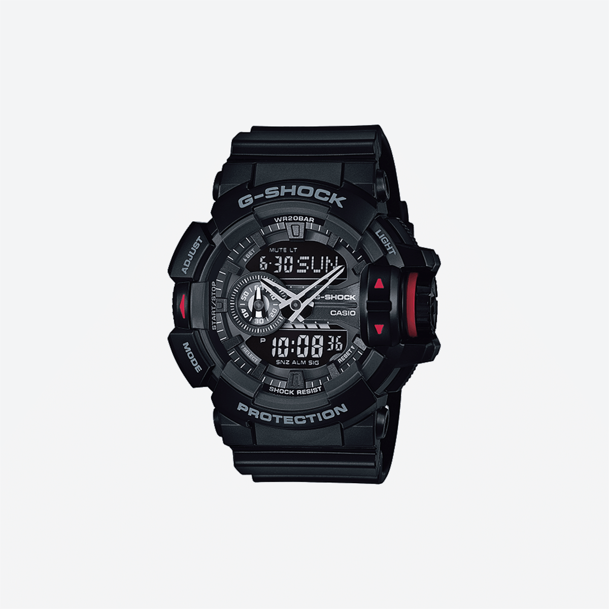 Casio G-Shock GA-400-1BDR Quartz Black Dial Analog-Digital Resin Watch